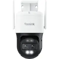 Reolink Trackmix WiFi, 4K 8MP PTZ Überwachungskamera Aussen mit Dual-Objektiv, 2,4/5GHz WLAN, Auto-Tracking, Personen-/Fahrzeug-/Haustiererkennung