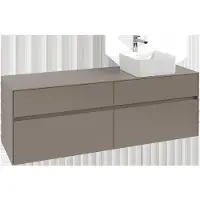 Villeroy & Boch V&B Waschtischunterschrank Collaro 160x54,8x50cm, WT rechts, marine blue