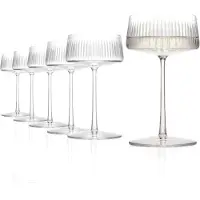 Stölzle Lausitz 6er Set Champagnerschale Coupe New York Bar Soho - 276ml"