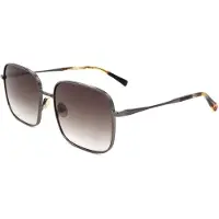 Scotch & Soda SS 6012 Unisex-Sonnenbrille Vollrand Quadratisch Metall-Gestell, grau