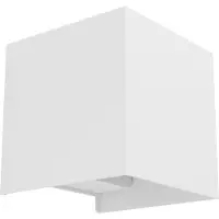 Eglo VALMONTONE Wand-/Deckenleuchte Lampe Beleuchtung - L10 x H10 x AL10 cm - weiß - 2X1,5W inkl. - IP20