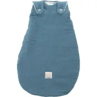 Träumeland Ganzjahresschlafsack Liebmich Baumwollmusselin 2.5 TOG, denim, 68