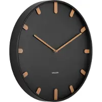 Karlsson Wanduhr Grace Metal Black (40cm)