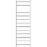 LuxeBath Badheizkörper Seitenanschluss, 600x1800 mm, Weiß, gerade, ohne Heizstab