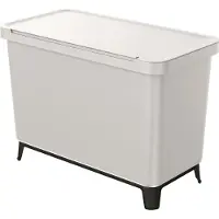 Prosperplast Keden Systema Abfalleimer mit Wertstofftonne 10+23 L Aschgrau