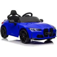 Wisam Leantoys BMW M4 Batterieauto blau lackiert