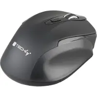 Techly IM 102-WBK, rechts, Optisch, RF Wireless, 1600 DPI, Schwarz