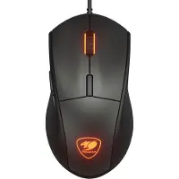 Cougar Gaming Maus, MINOS EX, RGB, Kabelgebunden, Schwarz, rechts, Optisch, USB Typ-A, 6400 DPI, Schwarz