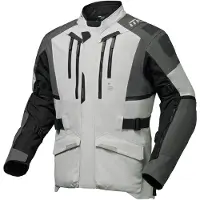 Modeka Striker III Motorrad-Textiljacke, hellgrau/schwarz, S