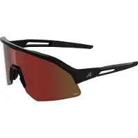 Alpina Sonnenbrille Alpina Sonic HR M Q-Lite Black Matt/Red Mirror