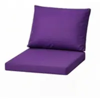 Setgarden Mix Sitzkissen Für Polyrattan Sessel 50x52x7 Sitz + 50x56 cm Rückenlehne 1tlg Violett