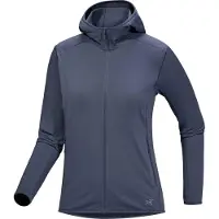 Arc'teryx - Stretch-Fleecejacke mit Kapuze – Damen / Frauen – Kyanite LT Hoody - Kyanite LT Hoody W Dk Stratus für Damen - Größe M -