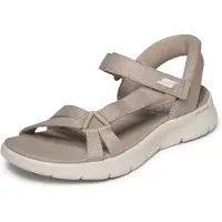 SKECHERS Sandale "GO WALK FLEX SANDAL-ILLUMINATE" Sandalette, Trekking Sandale mit Gogo Mat Fußbett