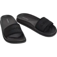 Calvin Klein Pantoletten City Sandal Mule Webbing HW0HW02887 Schwarz 38