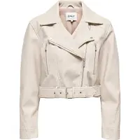ONLY Lederimitatjacke "ONLPAULINE FAUX LEATHER JACKET CC OTW" mit Biker-Style Details