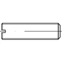 F. REYHER Nchfg. GmbH & Co. KG Gewindestift ISO 4766 m.Kegelkuppe/Schlitz M 6 x 10 14 H