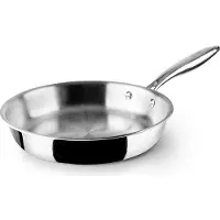 Ibili Triply Natural Bratpfanne 32 Cm Silber Silber One Size