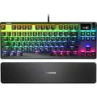 SteelSeries APEX 7 TKL, Kabelgebunden, USB, Mechanischer Switch, QWERTY, RGB-LED, Grau