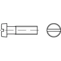 F. REYHER Nchfg. GmbH & Co. KG Zylinderschraube ISO 1207 m.Schlitz M 5 x 16 Messing