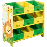 Excellent Holz-Spielzeugorganizer – Safari