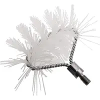 Lessmann Bürstenset Nylon ohne Stiel mit Gewinde M10, bestehend aus 3 Rundb.,3 Rechteckb.,1 Rückwandb.