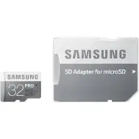 Samsung microSDHC Speicherkarte PRO 32 GB mit SD Adapter
