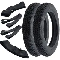 Kenda 2x Reifen K315A 3.00-12 (3,00 x 12) 47J TT + Schlauch + Felgenband