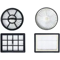 Rohnson Staubsaugerfilter R-147eFSET Hepaklasse H12 auswaschbar rund für Allergiker 2er-Set