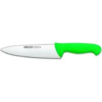 Arcos Kochmesser Farbe - Prof 292121 Edelstahl Nitrum und mango ergonomische grüne Polypropylenklinge und 20 cm Klinge, Vitrine