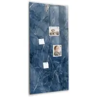Tulup Schreib Magnettafel Dekorativer Marmor 60x120 cm Magnettafel Wohnzimmer Glas Weißer Marker Magnettafel Flur Glas