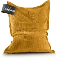 DS Produkte LUMALAND Sitzsack Classic XXL Cord 380 L - 140 x 180 cm - mit waschbarem Bezug