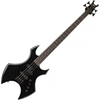 Gear4Music Harlem X Bassgitarre von Schwarz