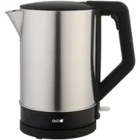 Eva Wasserkocher Edelstahl rost. schwarz 'EK9009' 1,5l 2200W