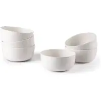 Excelsa 6er-Set Schälchen Nordic aus Keramik 14,5x6,5 cm weiß