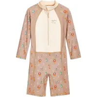 Playshoes Badeanzug in Hellbraun/ Beige | Gr.: 74/80
