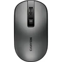 Canyon CNS-CMSW18DG, Beidhändig, Optisch, RF Wireless, 1600 DPI, Grau