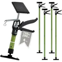 TRUTZHOLM 4x Deckenstütze Einhandstütze 115 Bis 290cm 45 Grad Winkel Rutschfest