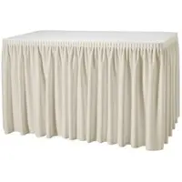 LTITEX Skirting Plisseefalte Ecru Orlando 410 cm -