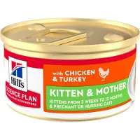 Hill's Pet Nutrition Science Plan Kitten & Mother Tender Mousse - Huhn & Pute - 12 x 85 g