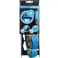 CONACORD Spanngurt 521143, mit Haken & Ratsche, 5m x 25mm, blau, Kantenschutz, Zurrkraft bis 500kg