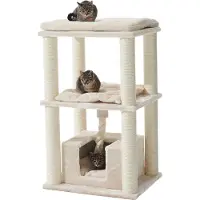 Nobby Brida, Katzenkratzbaum, Freistehend, Cremefarben, 9 cm, 600 mm, 480 mm