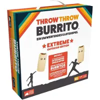 Asmodee EXKD0020 - Partyspiel - Throw Throw Burrito (Extreme Outdoor-Edition)