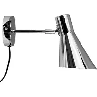 Dyberg Larsen Wandleuchten Wandlampe LED Wandbeleuchtung Leselampe Deko Nachttischlampe Wohnzimmer Metall Schlafzimmer DL12 Chrom