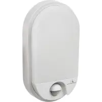 Macleans LED-Lampe mit Infrarot-Bewegungssensor Wandleuchte Innen-/ Außenbeleuchtung 1100lm 15W IP54 weiß ++