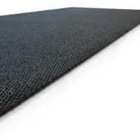 Floordirekt Schmutzfangmatte Hong Kong Extra Robust Rutschfest Anthrazit 80 x 500 cm