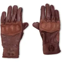 Belstaff Clinch Wasserdichte Braune Handschuhe Größe S