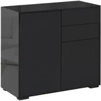 MODFU Extra großer Kleiderschrank Wohnzimmerschrank mit Schubladen und Staufächern,Garderobenschränke mit offener Kleiderbereich und rechter Seite,Weiß
