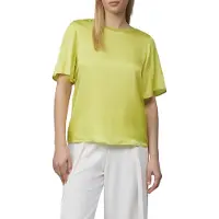 Comma T-shirts Lime Green Größe: 46 | Blusen Outlet | Damen | Grün