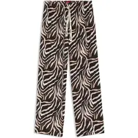 HUGO für Damen. 50556937 Animalprint Bedruckte Pyjamahose (XL), Heimtextilien, Tierdruck, Modal