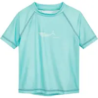 Playshoes UV-Schutz Bade-Shirt 1/2-Arm Hai in türkis | Gr.: 134/140